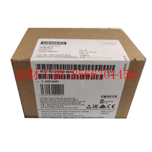 议价6ED1052-2HB00-0BA6西门子LOGO! 24RCO逻辑模块8DE/4DA  继￥