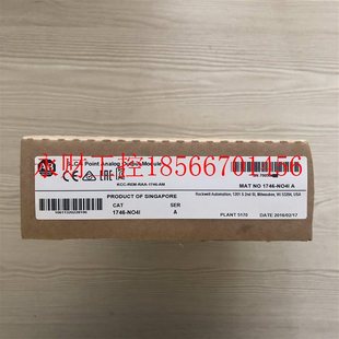 Bradley;SLC500 Allen 17￥ NO4I美国AB罗克韦尔PLC模块 议价1746