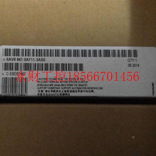议价06AV6647RCF-0AFA11-3AX0全新正品AV 66647-F11-3AX0 保内￥
