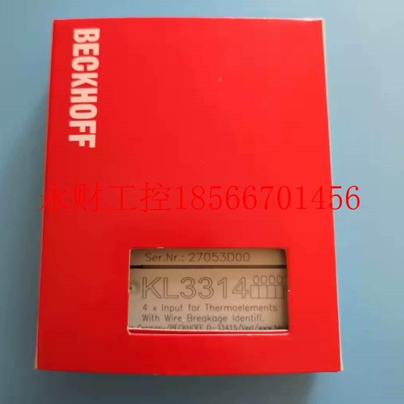 议价德国倍福Beckhoff KL3204 KL3122 KL3314 KL3468 KL3448￥