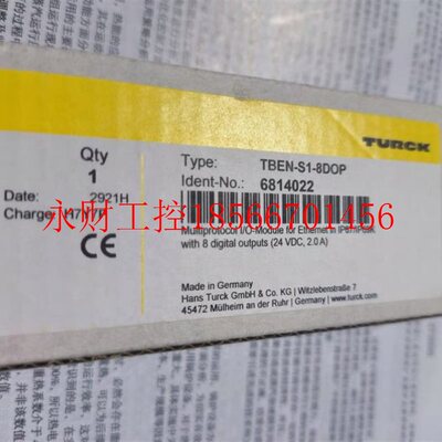 议价TBEN-S1-8DOP图尔克远程模块 6814022现货￥