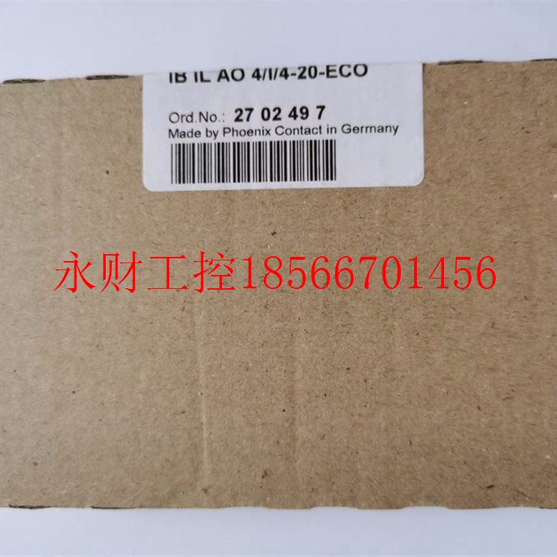 议价2702497菲尼克斯IO模块2702497 IB IL AO 4/i/4-20-ECO￥