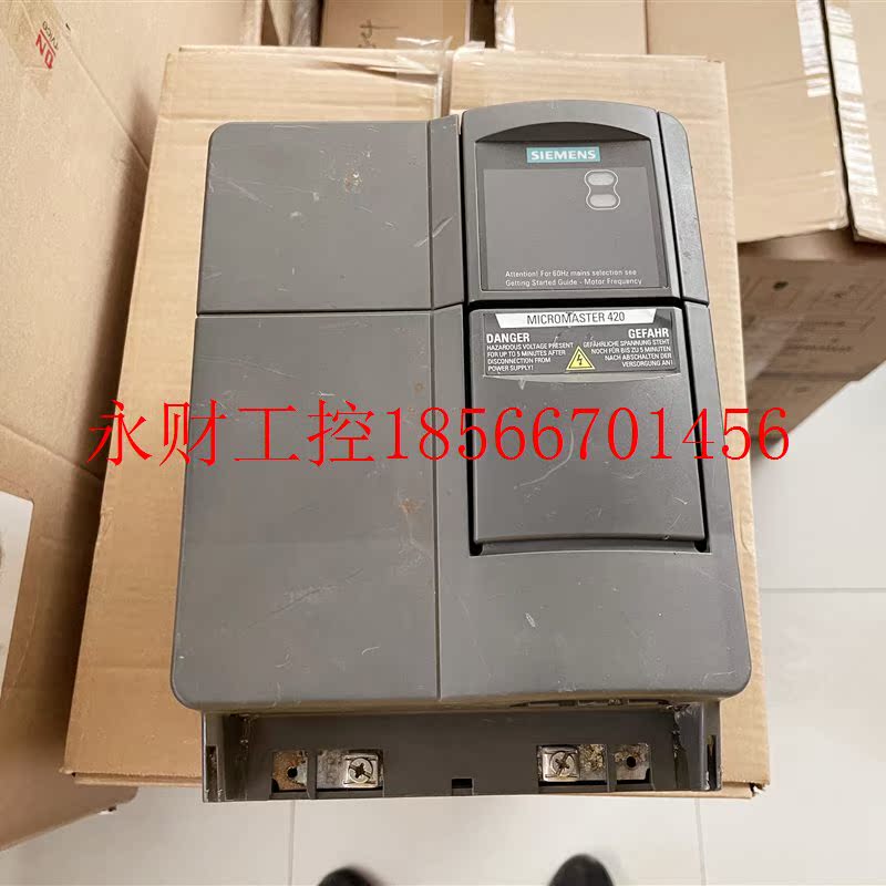 议价拆机西门子MM420系列变频器6SE6420-2UD25-5CA1 5.5KW 380V￥