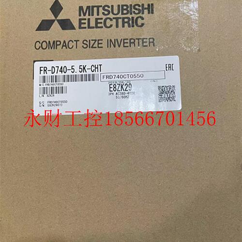 议价日本三菱变频器FR-D740-1.5K-CHT三相380V全新正品￥