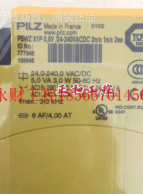 议价ILZ皮尔兹7779449 PSWZ X1P 0SWL,5V /24-20VACP2DC 2n/o 1￥