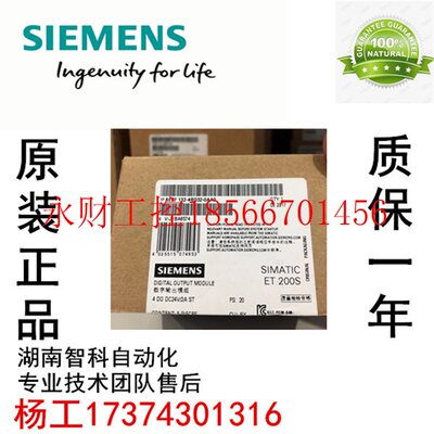 议价6ES7132-4BD32-0AA0 4路开关量输出24VDC 2A 6ES7 132-4BD3￥