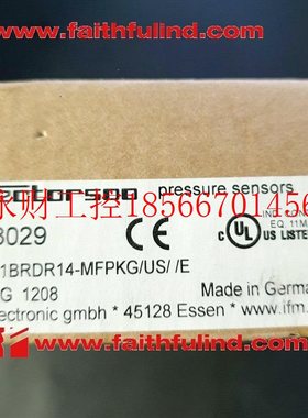 议价IFM PE3029 易福门压力传感器 PE-0-1BRDR14-MFPKG/US/ /E￥