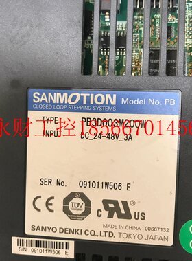 议价SANMOTION三洋驱动器 PB3D003M200W PBM603DGGC20 PB3D003M￥