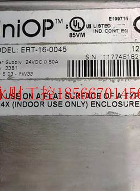 议价UNIOP触摸屏 MD02R-04-0045 ERT-16-0045 ERT-16 可破解程￥