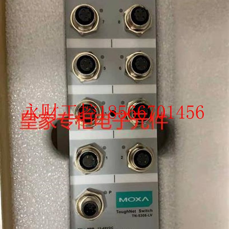 议价MOXA摩莎非网管型TN-5308-LV-T M12工业以太网交换机宽温型¥