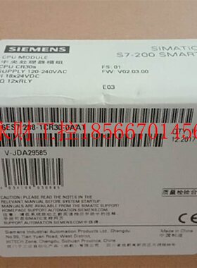 议价6ES7288-1CR30-0AA1 西门子SMART CPU CR40模块6ES72881CR3￥