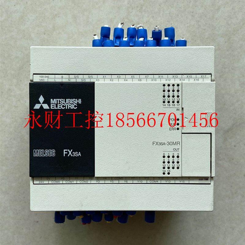 议价FX3SA-30MR-CM/FX3SA-30MT-CM三菱原装拆机￥