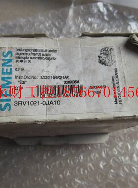 议价全新西门子 3RV1021-0JA10 外包装盒旧￥