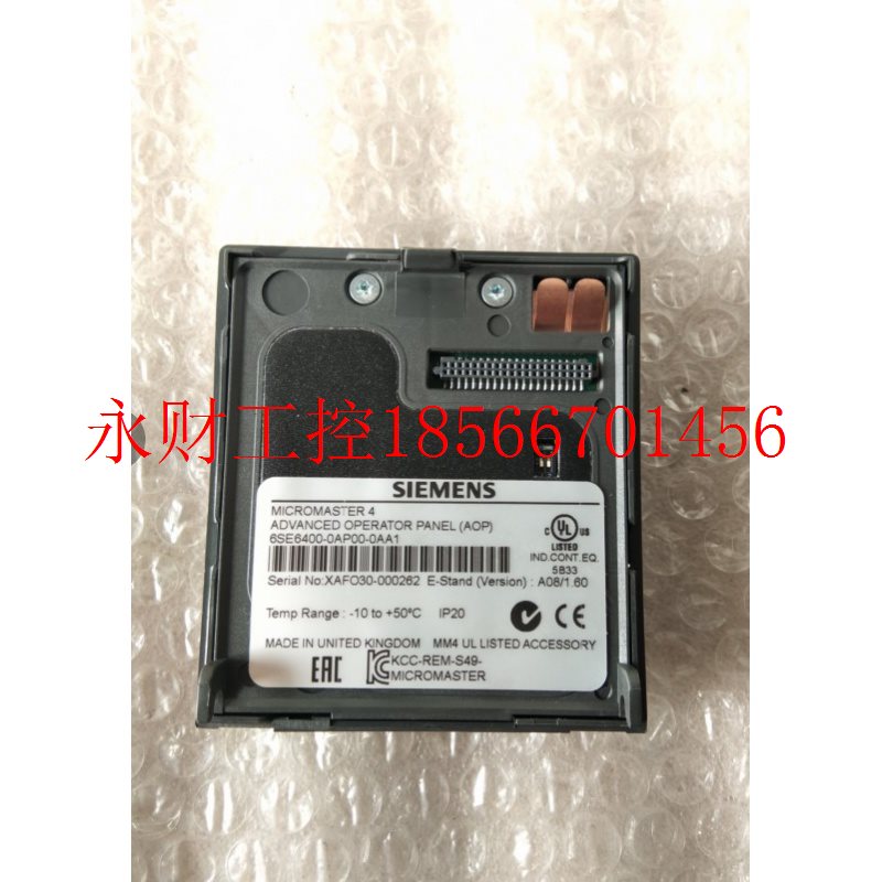 议价6SE6400-0PA00-0AA1,6SE 6400-0PA00-0AA1全新原装无包装 ￥