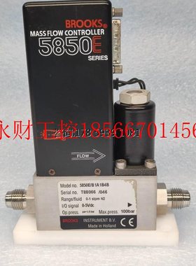 议价美国BROOKS 气体质量流量计 5850E/B1A1B4B 0-1slpm N2 原￥