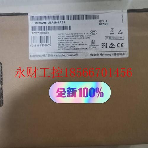 议价西门子5口交换机6GK5005-0BA00-1AB2 ,XB005 全新原装￥