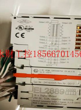 议价倍福 BECKHOFF EL2004 EL2008 EL2889 KL6001 总线耦合器￥