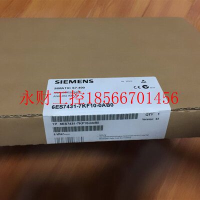议价全新原装进口6ES7431-7KF10-0AB0 6ES7 431-7KF10-0AB0未开￥