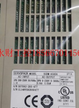 议价SGDS02ASGDS-02A01A全新安川伺服驱动器原装天现货包邮-￥