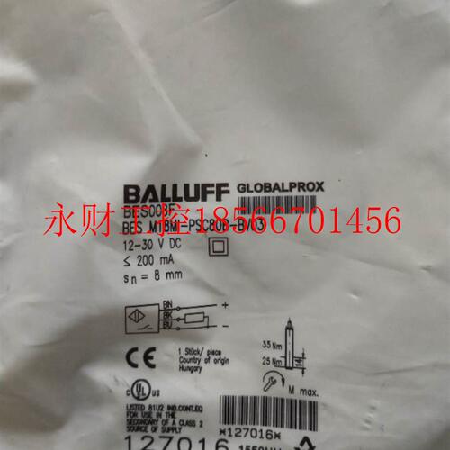 议价全新原装正品巴鲁夫 BES008F BES M18MI-PSC80B-BV03￥