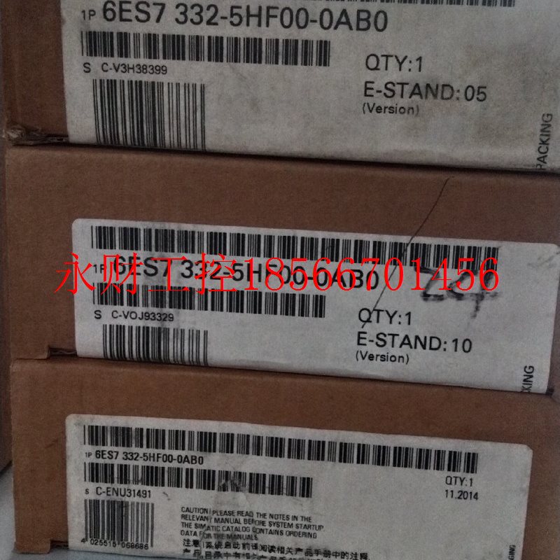 议价6ES7332-5HF00-0AB0 西门子模拟输模组￥