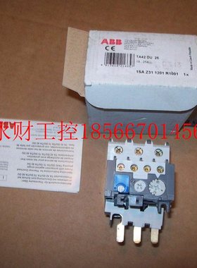 议价全新原装ABB交流热过载继电器,TA42DU-25M;10139490￥