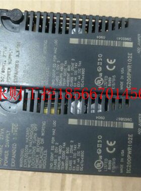 议价GE PLC电源模块IC200PWR102E现货IC200PWR102E原装拆机,功￥