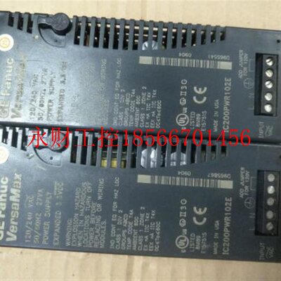 议价GE PLC电源模块IC200PWR102E现货IC200PWR102E原装拆机,功￥