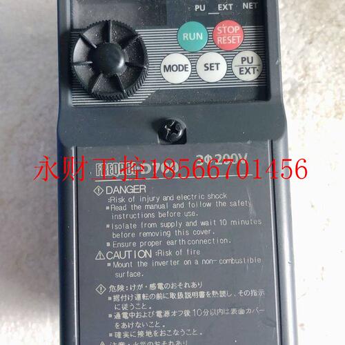 议价 MITSUBISHI 三菱 FR-D720-0.2K 实物拍摄￥