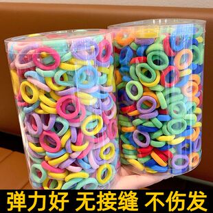儿童高弹力不伤发发绳女彩色扎头发圈女童橡皮筋宝宝头绳女孩头饰