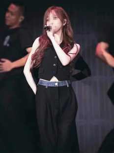 王心凌同款黑色西装裤女2026秋新款爆款小个子厚款休闲直筒裤子