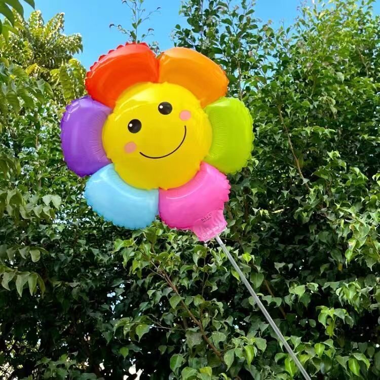 太阳花夹片气球拍照道具