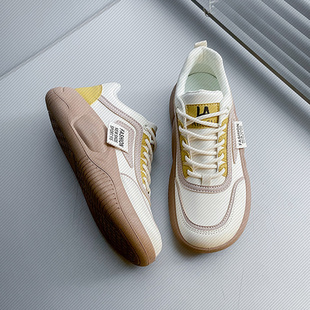 新款 厚底休闲松糕鞋 韩版 女ins街拍网红板鞋 小白鞋 2025春季