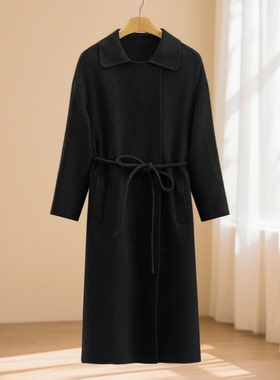 冬装首波【影】绵羊毛韩版气质收腰显瘦双面呢大衣25冬新款外套女