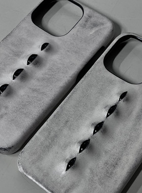 ALLEYES 眼睛设计 | 脊骨真皮苹果手机壳纯手工制作