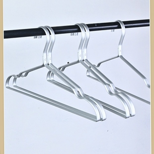 太空铝合金衣架家用挂衣防滑无痕衣撑衣服挂架不锈钢收纳晾晒撑子