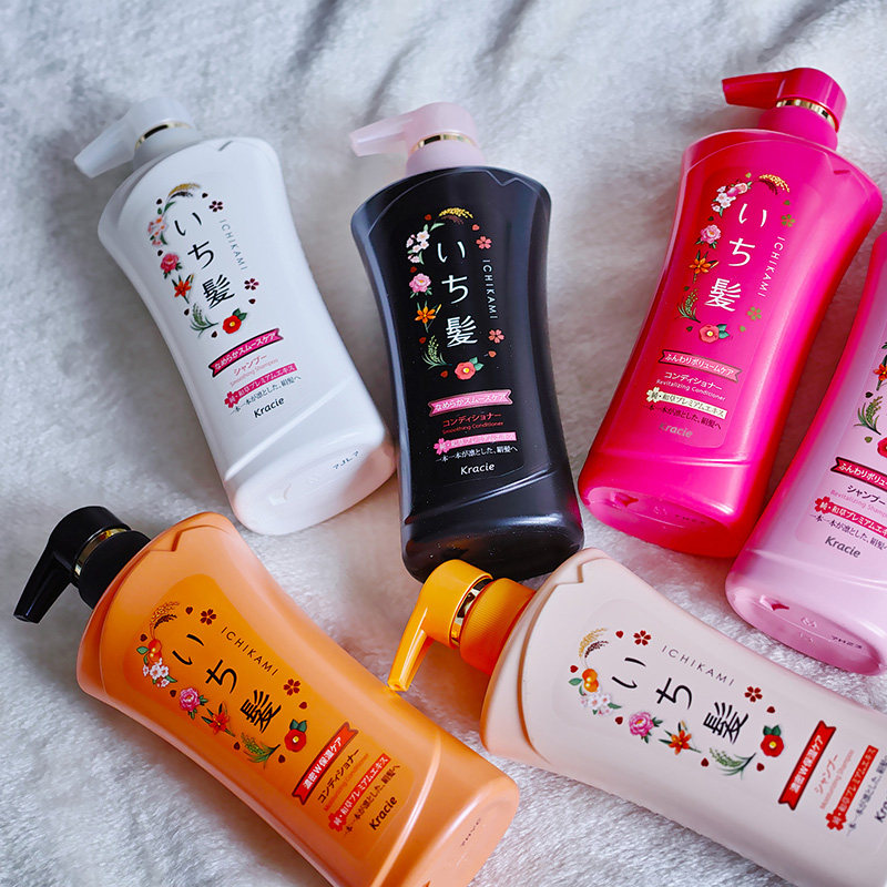 日本 嘉娜宝 纯和草樱花 いち髪 洗发水护发素 滋养头发 改善毛躁