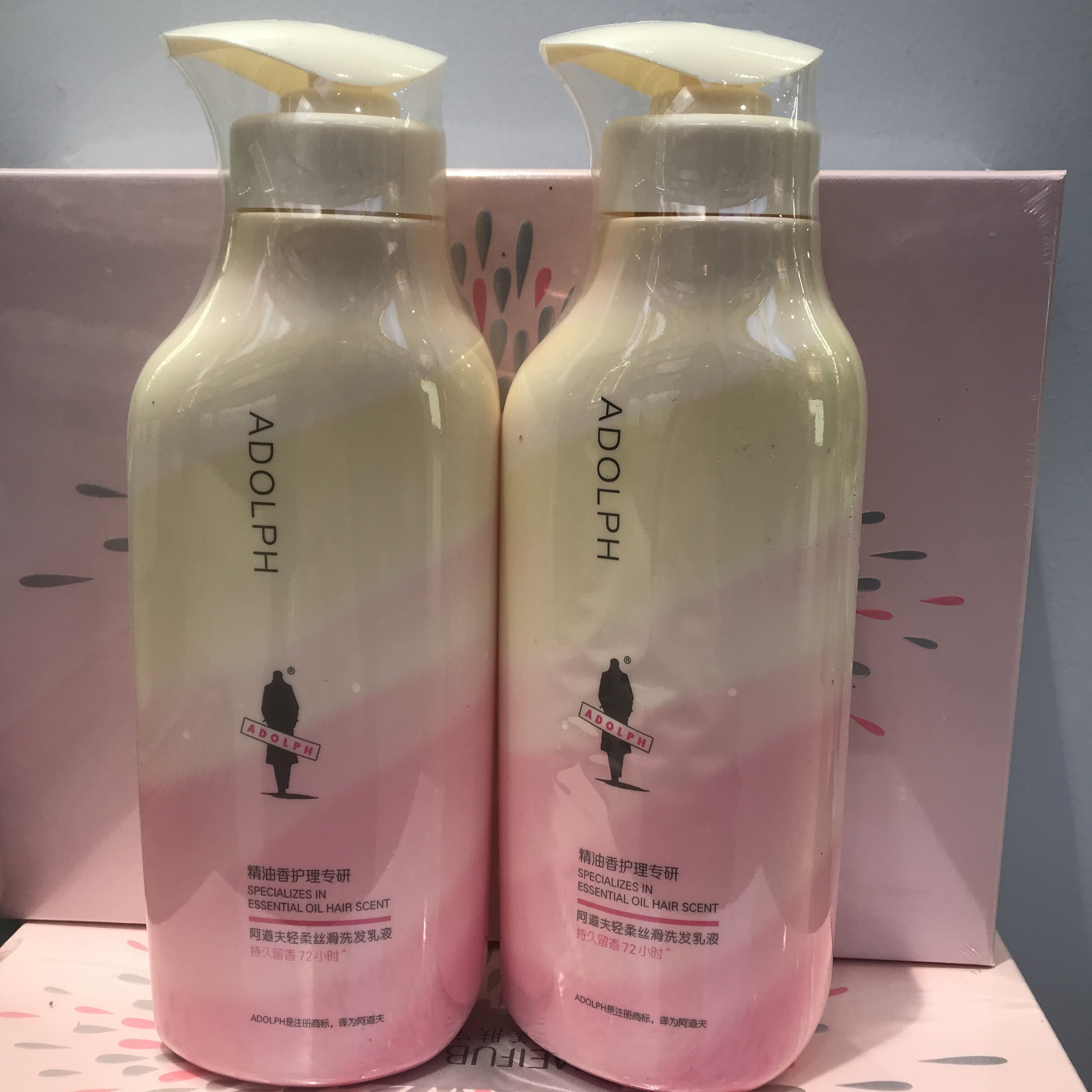 阿道夫洗发水沐浴露护发素500g800g套装持久留香正品男女通用