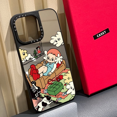 CASE联名Sora和她的朋友们适用iphone16手机壳15promax苹果14pro磁吸MagSafe镜面13卡通狗狗动物12可爱plus
