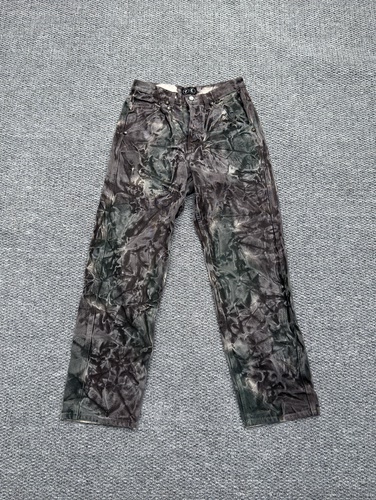 THUG CLUB Bio Army Pants 做旧 高街迷彩休闲裤子黑灰色牛仔裤