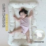 Детская хлопковая портативная кровать для новорожденных, дышащая подушка для выхода на улицу, 3D