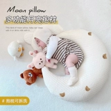 Детская хлопковая подушка для новорожденных для младенца, съёмная кроватка, с вышивкой