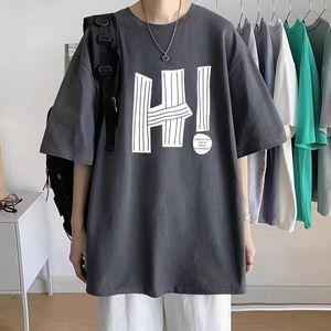 1506-1/TH12701/P30简约字母HI印花t恤男图片