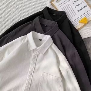 1506-1/C9111/P35男款衬衫秋季宽松小众设计感上衣图片