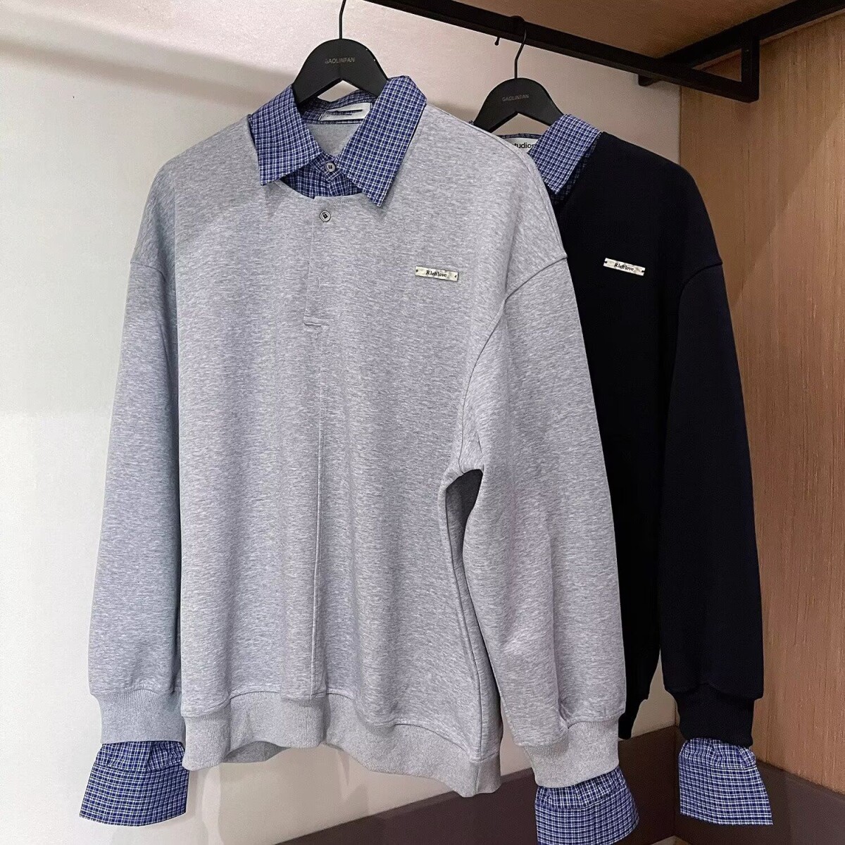 1506-1/CW071/P52春季新款百搭复古刺绣经典上衣,男装Polo衫,星座1506-1