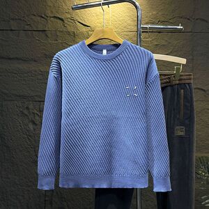 1506/M34741/P60男装秋衣圆领打底衫保暖宽松毛衣2图片