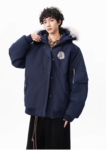 1506/M25091/P89美式可拆卸毛领棉衣男款冬季潮牌学院风夹克棉服1，男装夹克，星座1506-1