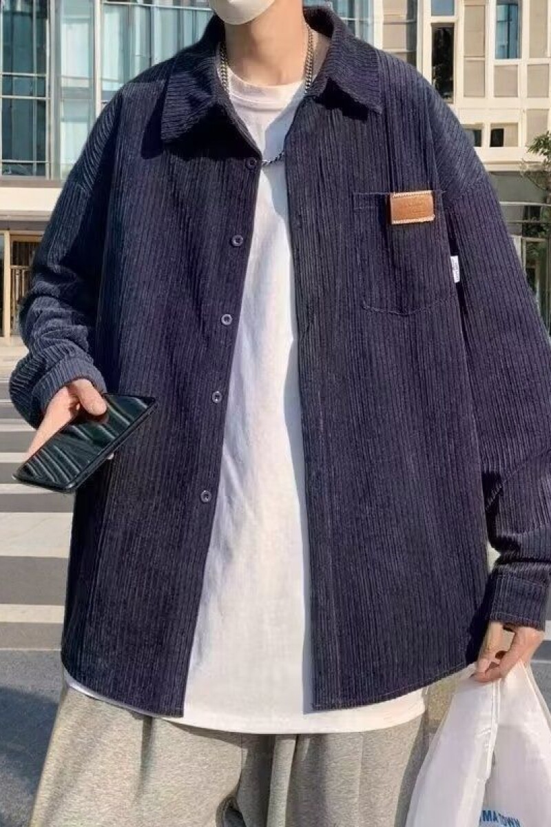 1503-1/C311/P35男款衬衫秋季宽松小众设计感上衣男生,男装衬衫,星座1506-1