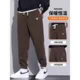 1506/K1041/P40加绒休闲裤男宽松直筒休闲裤冬季潮男束脚裤子1，男装卫衣，星座1506-1