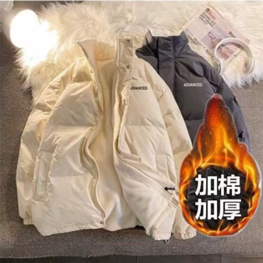 1506/Mms7771/P59冬季羊羔绒立领加绒加厚面包服棉衣男女2,男装棉衣,星座1506-1